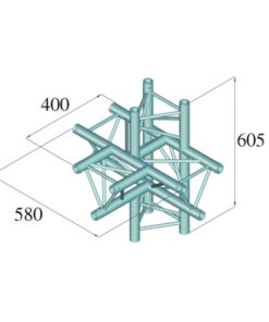 ALUTRUSS DECOLOCK DQ3-SPAT51 5-Way Piece / bk