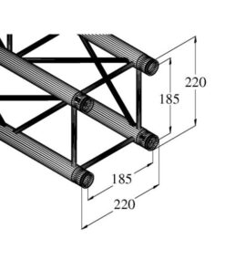 ALUTRUSS DECOLOCK DQ4-S750 4-Way Cross Beam bk