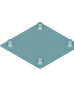 ALUTRUSS DECOLOCK DQ4-WPM Wall Mounting Plate MALE bk