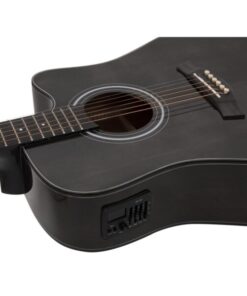 DIMAVERY STW-90 Western Guitar, vintage black
