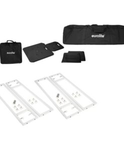 EUROLITE 2x Stage Stand variable incl. Cover and Bag, black