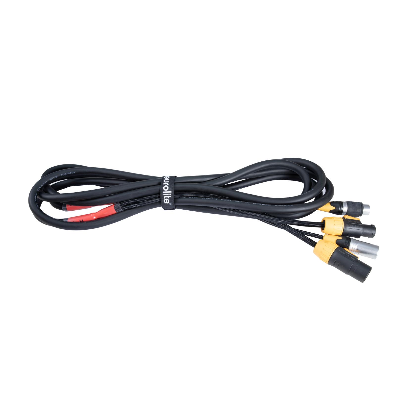 EUROLITE Combi Cable DMX IP T-Con/3 pin XLR 5m