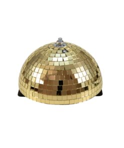 EUROLITE Half Mirror Ball 20cm gold motorized