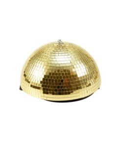 EUROLITE Half Mirror Ball 30cm gold motorized