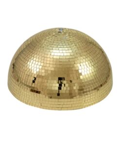 EUROLITE Half Mirror Ball 50cm gold motorized