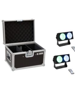 EUROLITE Set 2x LED CBB-2 COB RGB Bar + Case