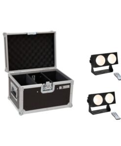 EUROLITE Set 2x LED CBB-2 COB WW Bar + Case
