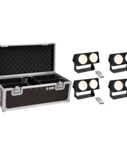 EUROLITE Set 4x LED CBB-2 COB WW Bar + Case