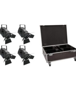EUROLITE Set 4x LED THA-150F + Case