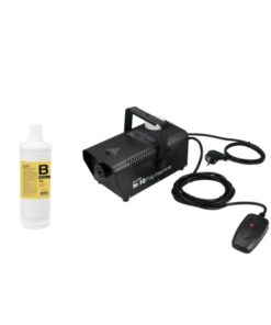 EUROLITE Set N-10 black + B2D Basic smoke fluid 1l