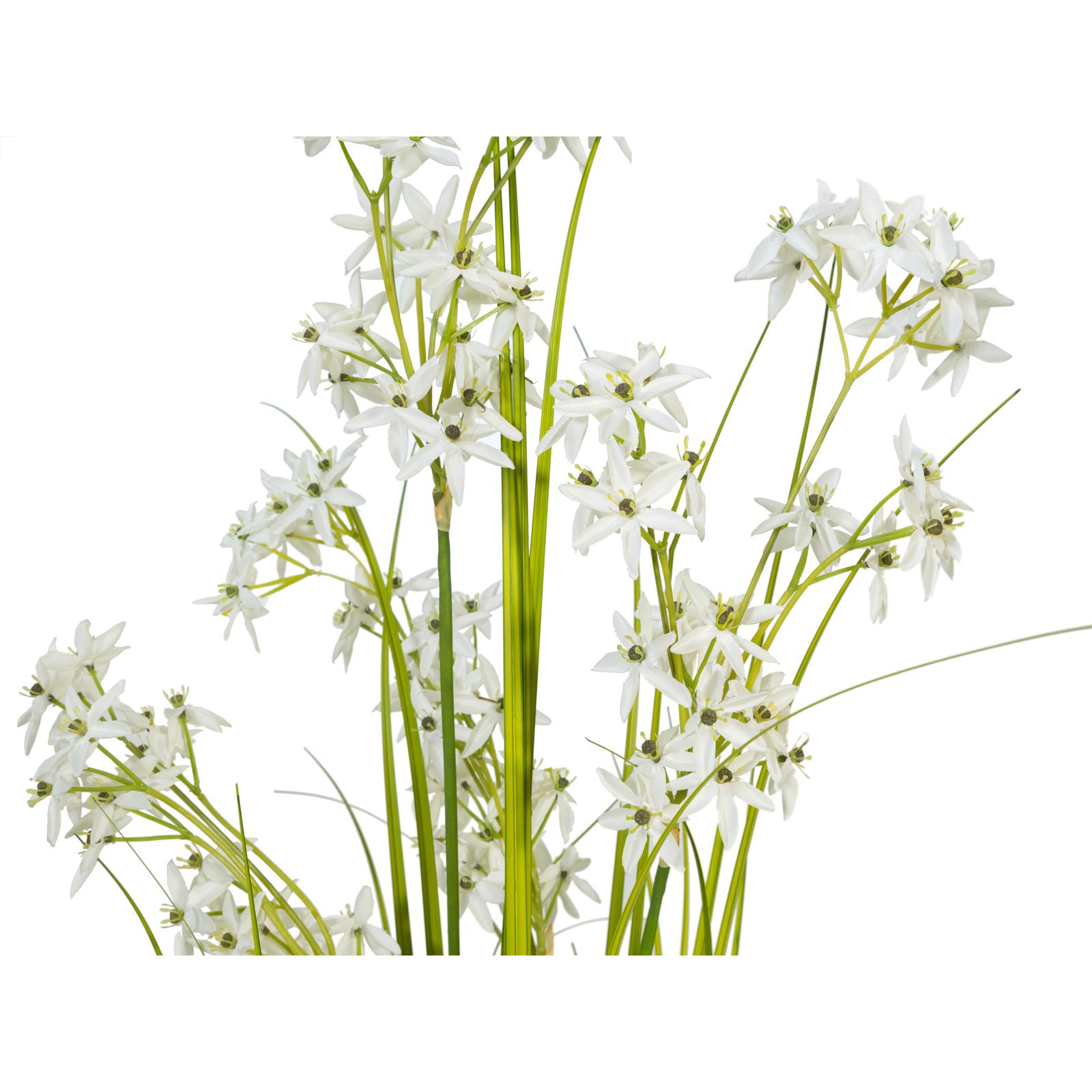 EUROPALMS Jasmin grass, artificial plant, white, 130 cm