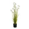 EUROPALMS Jasmin grass, artificial plant, white, 130 cm