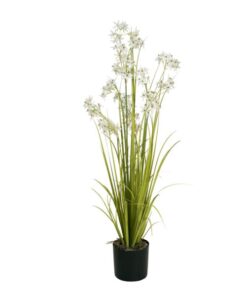 EUROPALMS Jasmin grass, artificial plant, white, 130 cm