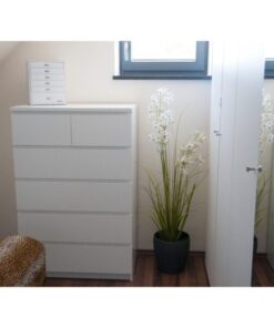 EUROPALMS Jasmin grass, artificial plant, white, 130 cm