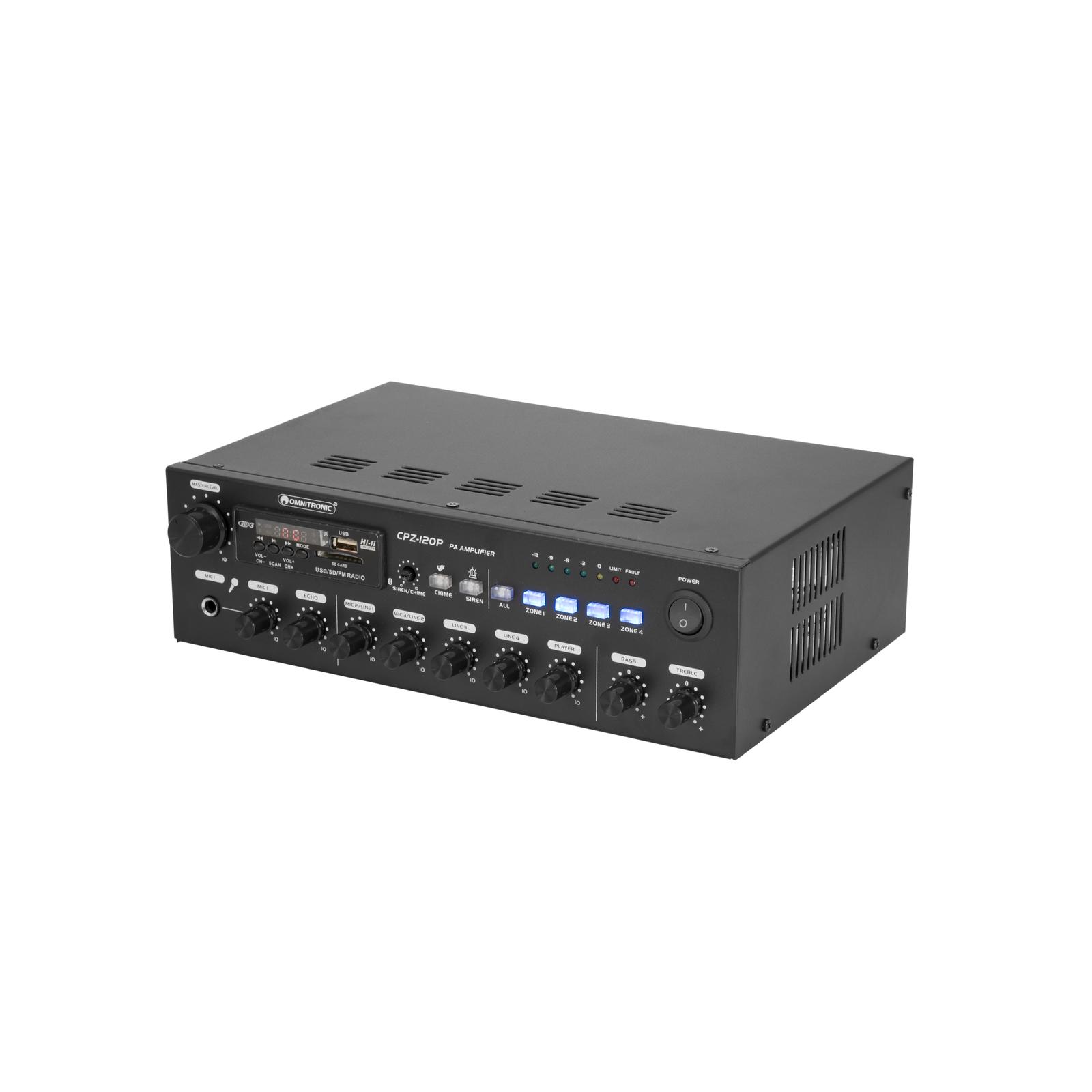 OMNITRONIC CPZ-120P PA Mixing Amplifier