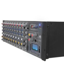 OMNITRONIC RM-1422FXA USB Rack Power Mixer