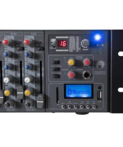 OMNITRONIC RM-1422FXA USB Rack Power Mixer