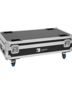 ROADINGER Flightcase 4x AKKU BAR-6 QCL with charging function