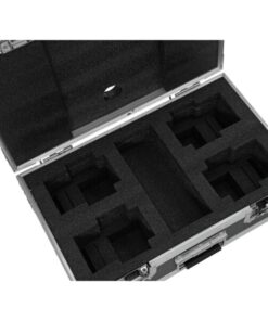 ROADINGER Flightcase 4x AKKU Dot 1 RGB/WW QuickDMX