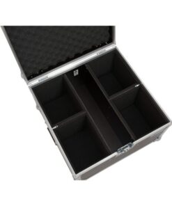 ROADINGER Flightcase 4x LED IP PAR 3x8W QCL/3x9W SCL