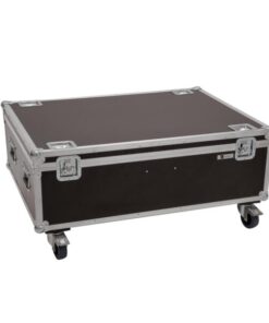 ROADINGER Flightcase 4x LED THA-150F Theater-Spot