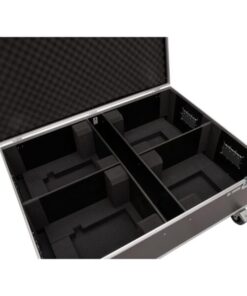 ROADINGER Flightcase 4x LED THA-150F Theater-Spot
