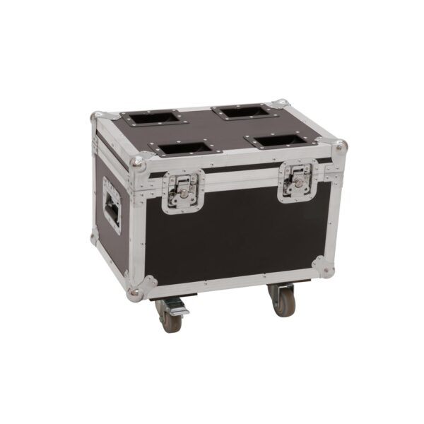 ROADINGER Flightcase 4x LED TMH-13/17/S30/W36