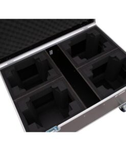 ROADINGER Flightcase 4x LED TMH-X4