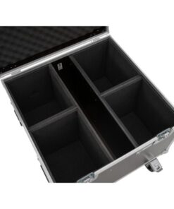 ROADINGER Flightcase 4x LED Theatre COB 100 series with wheels