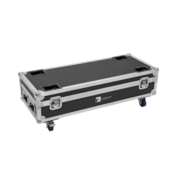 ROADINGER Flightcase 8x AKKU IP UP-4 QuickDMX with charging function