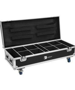 ROADINGER Flightcase 8x AKKU UP-4 QuickDMX with charging function