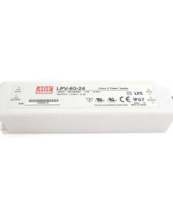 Alimentatore Trasformatore CV 24V 60W 2,5A IP67 Mean Well LPV-60-24