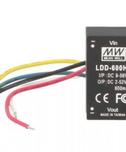 DC/DC Step Down Converter 600mA da DC9-56V a DC2-52V Mean Well LDD-600HW