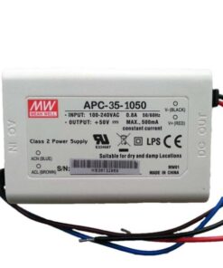 Led Driver CC Trasformatore 1050mA 11V-33V DC 35W IP42 Mean Well APC-35-1050