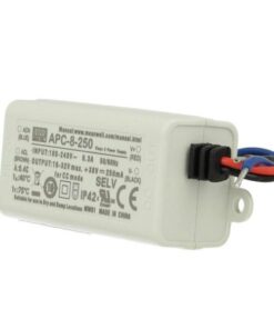 Led Driver CC Trasformatore 250mA 16V-32V DC 8W IP42 Mean Well APC-8-250