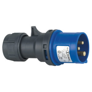 CEE Form 16A 3 Pin Cable Male Alloggiamento blu