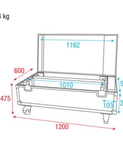 Case for 4x Phantom Zoombar 1220 Flight Case