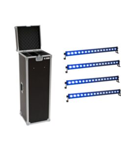 EUROLITE Set 4x LED IP T-Bar 16 QCL Bar + Case