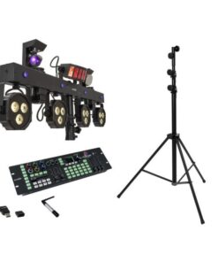 EUROLITE Set LED KLS Scan Next FX Compact Light Set + Controller + Steel stand