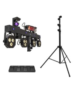 EUROLITE Set LED KLS Scan Next FX Compact Light Set + Foot switch + Steel stand