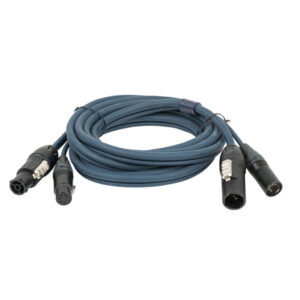 FP-14 Hybrid Cable - PowerCON True1 & 5-pin XLR DMX & Power - 3 m