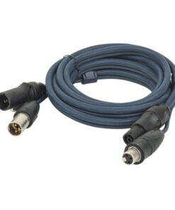 FP-15 Hybrid Cable - PowerCON True1 & 3-pin XLR IP DMX & Power - 10 m