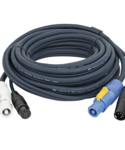 FP18 Hybrid Cable - powerCON & 5-pin XLR DMX & Power - 3 m