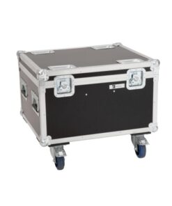 ROADINGER Flightcase 4x LED IP PAR 7x8W QCL/7x9W SCL with wheels
