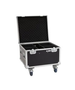 ROADINGER Flightcase 4x LED IP PAR 7x8W QCL/7x9W SCL with wheels