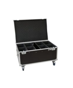 ROADINGER Flightcase 8x LED IP PAR 12x8W QCL/12x9 SQL Spot with wheels