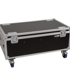 ROADINGER Flightcase 8x LED IP PAR 7x8W QCL/7x9W SCL with wheels