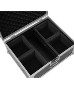 ROADINGER Flightcase EC-AU4 4x AKKU UP 4 QCL Spot QuickDMX