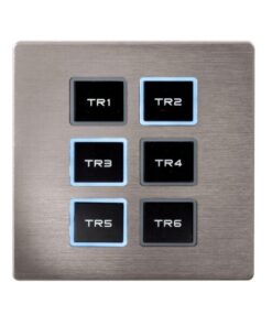 Wall Panel Remote for TR-512 Install Pannello frontale argento