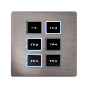 Wall Panel Remote for TR-512 Install Pannello frontale argento